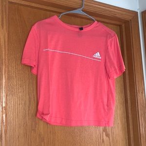 pink adidas t shirt